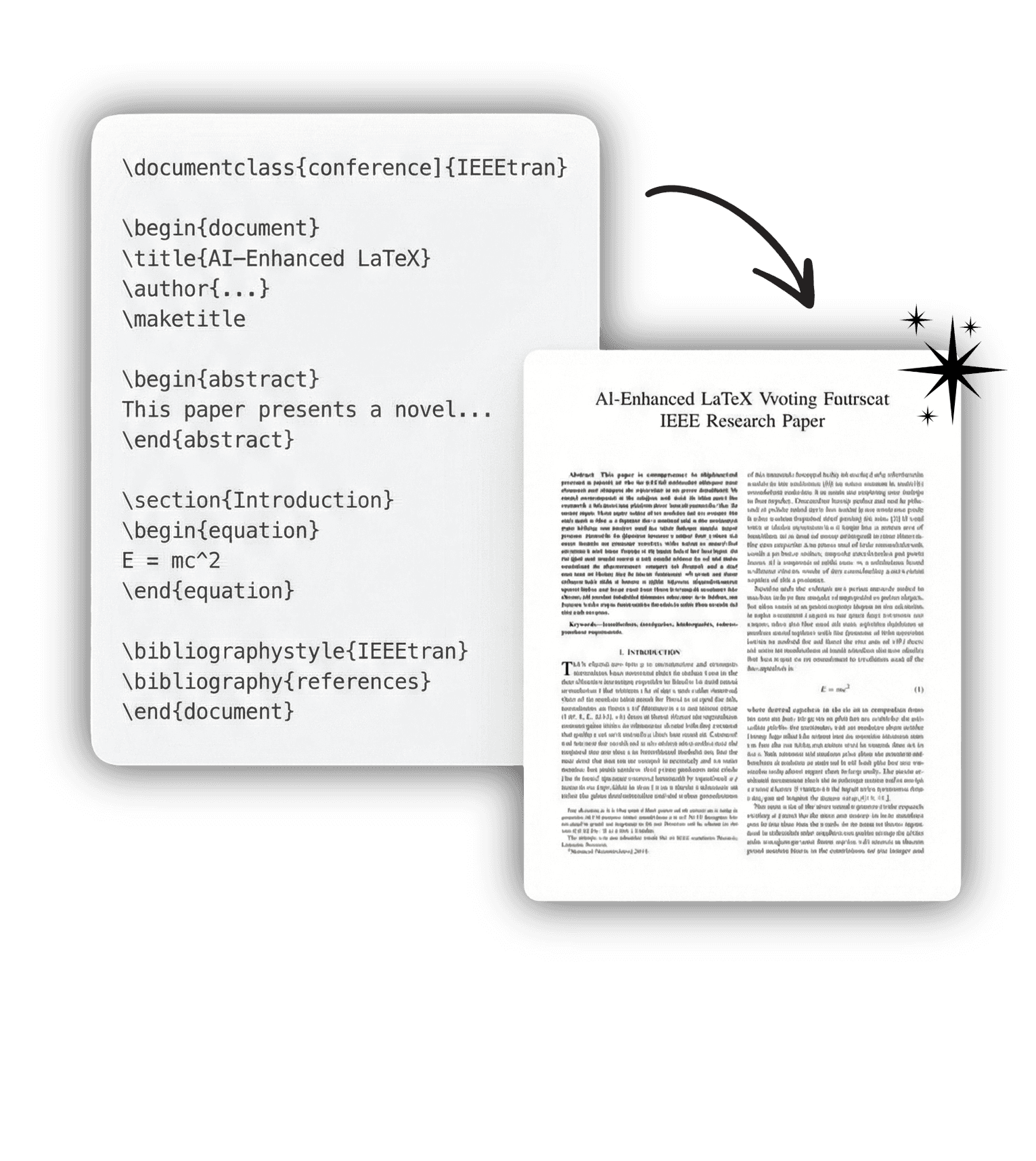 AI-enhanced LaTeX: code to research paper with GranthOS